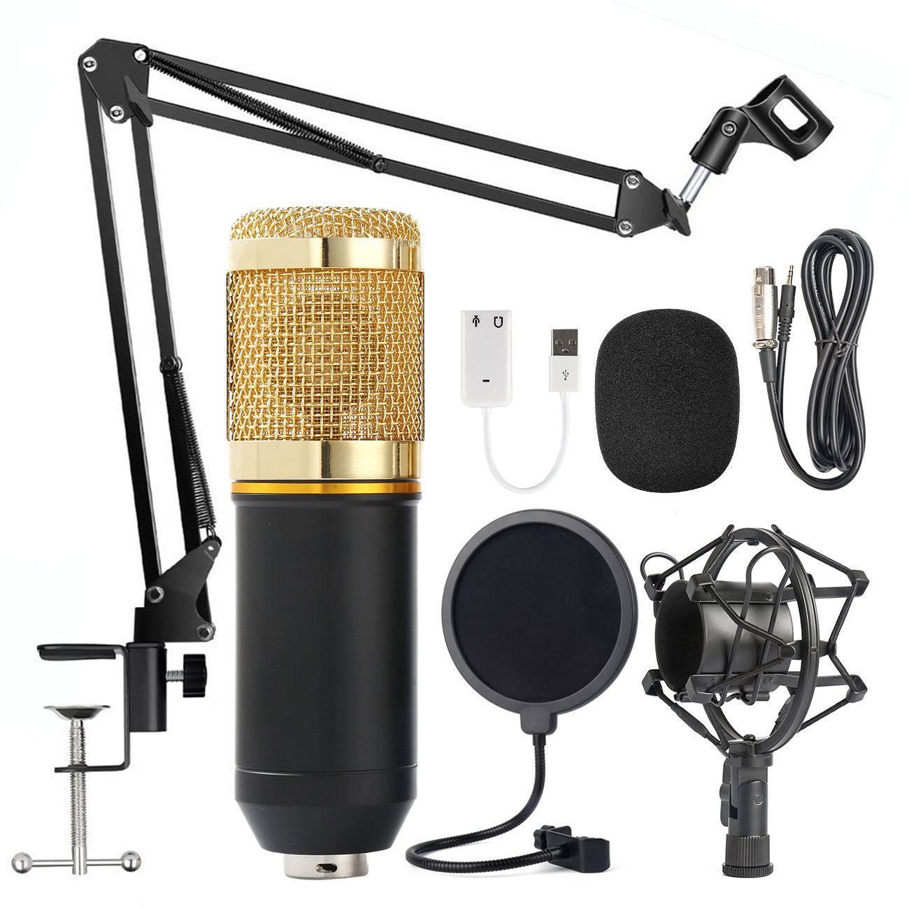 Kondensator-Mikrofon für Live-Streaming & Podcasts
