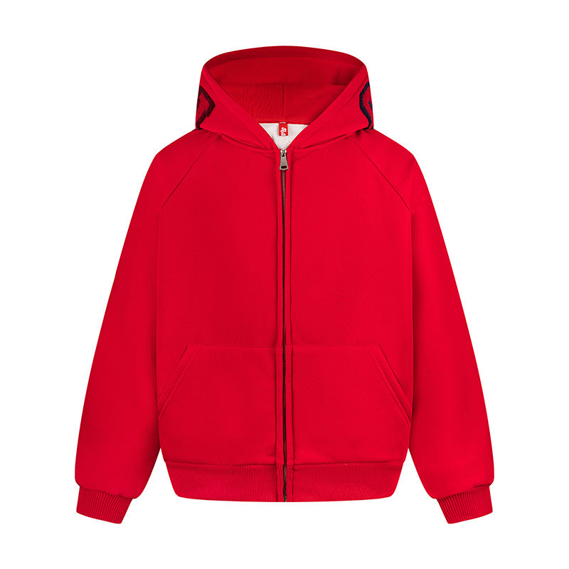 Vintage-Fleece mit Buchstaben-Druck