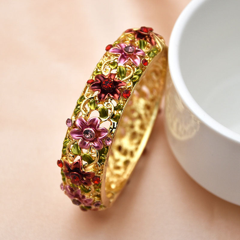 Vintage Armband mit Mohnblüten-Design – Bild 6 | LuxeStyle