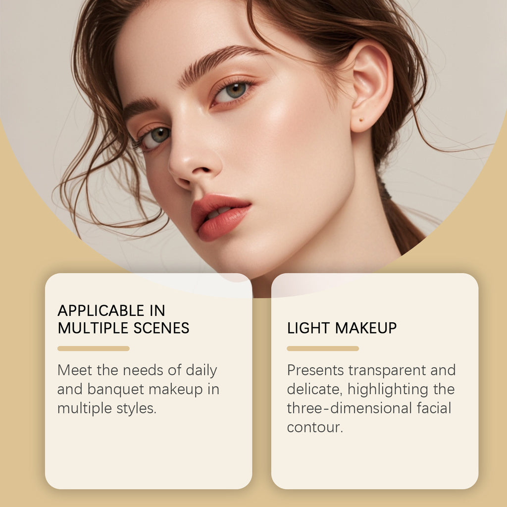 Makeup-Set mit Eyeshadow, Rouge und Foundation | LuxeStyle