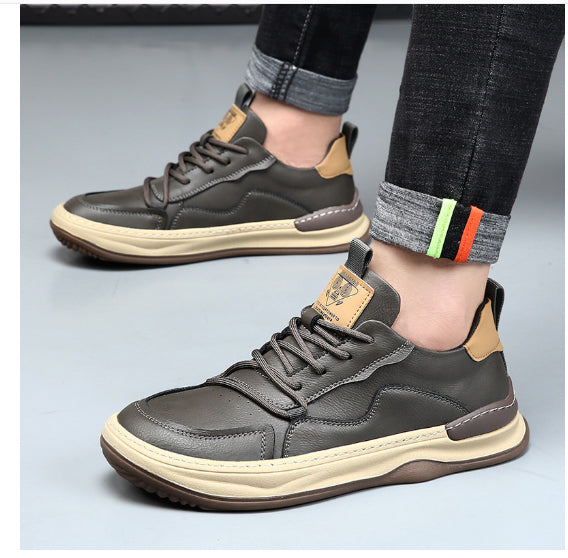Herren-Sneaker aus Echtleder mit dicker Sohle – Bild 4 | LuxeStyle
