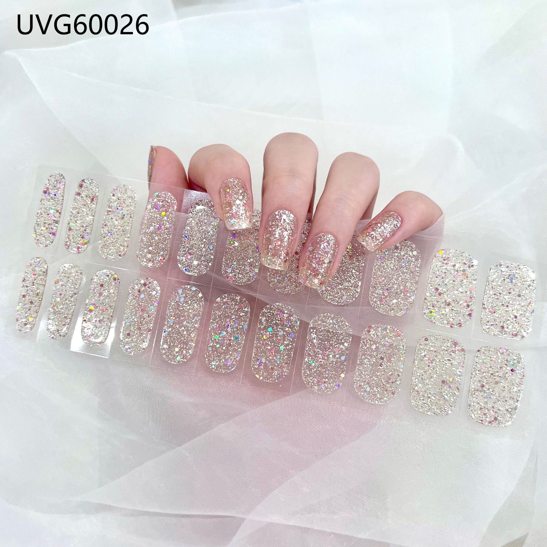 UV Gel Nagelsticker Semi-Cured