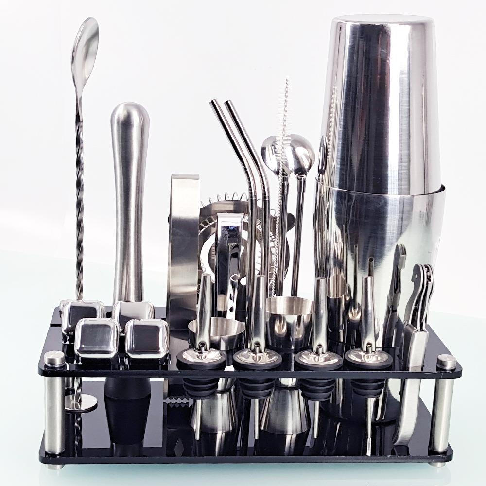 Boston Shaker Set aus Edelstahl und Acryl – Bild 3 | LuxeStyle