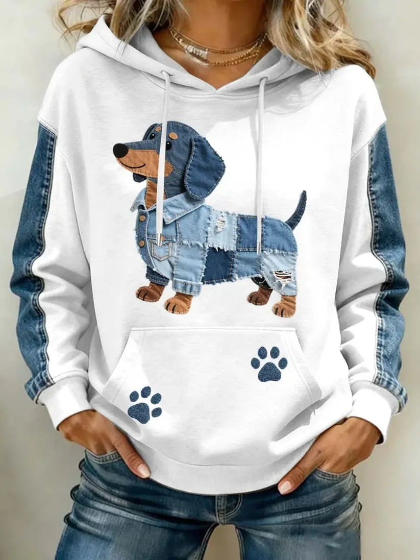 3D Tier-Print Hoodie für Damen
