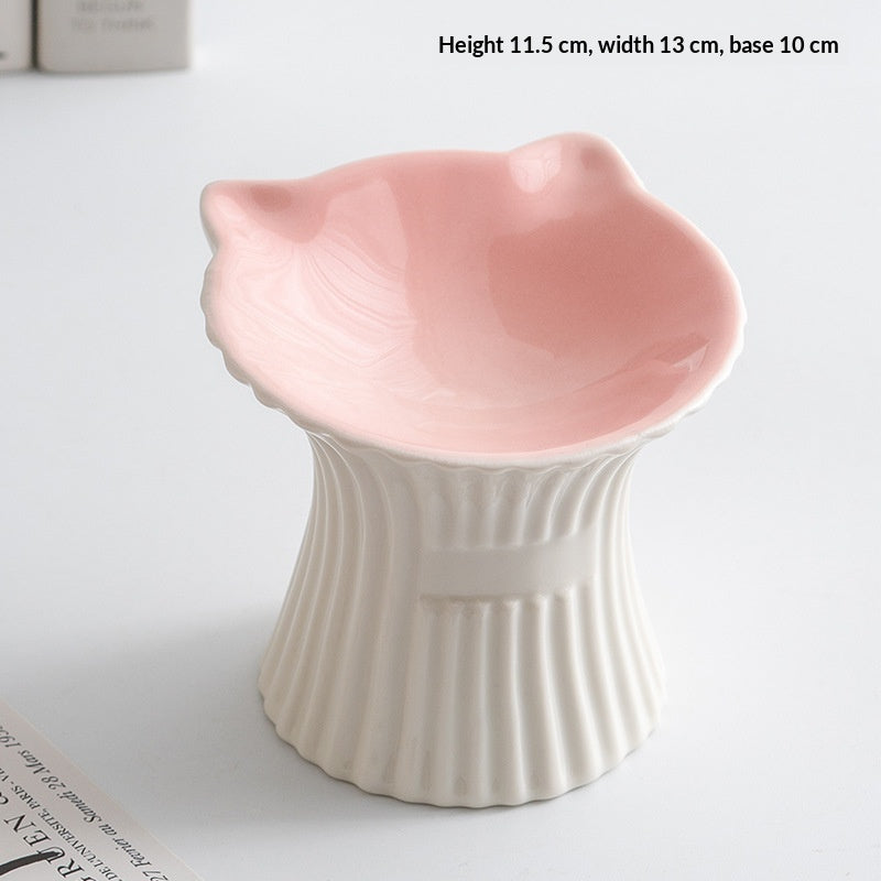 Erhöhte Keramikschüssel mit Katzenohr-Design – Bild 7 | LuxeStyle