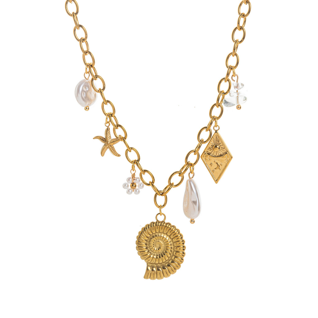 Farbveredeltes Edelstahl-Halsband