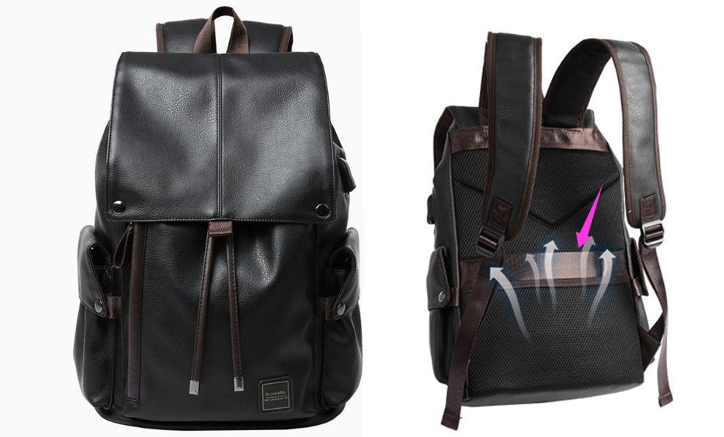 Koreanischer PU-Rucksack für Herren – Bild 2 | LuxeStyle