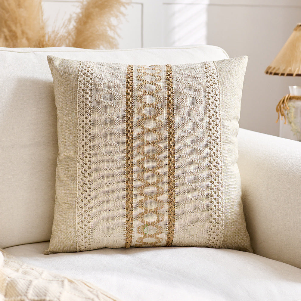 Boho-Kissenhülle Patchwork