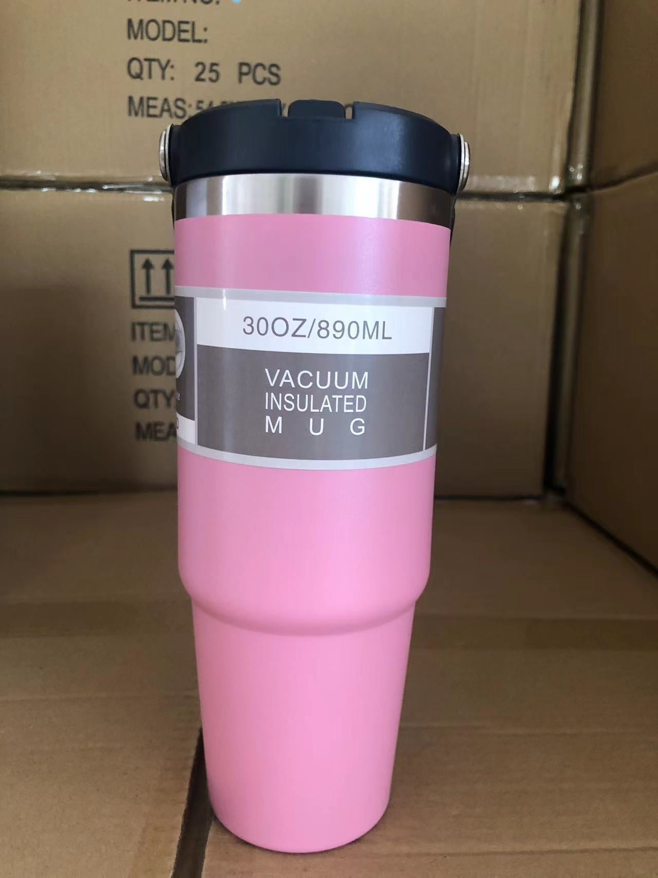 Thermobeker mit Henkel und Deckel, 30oz