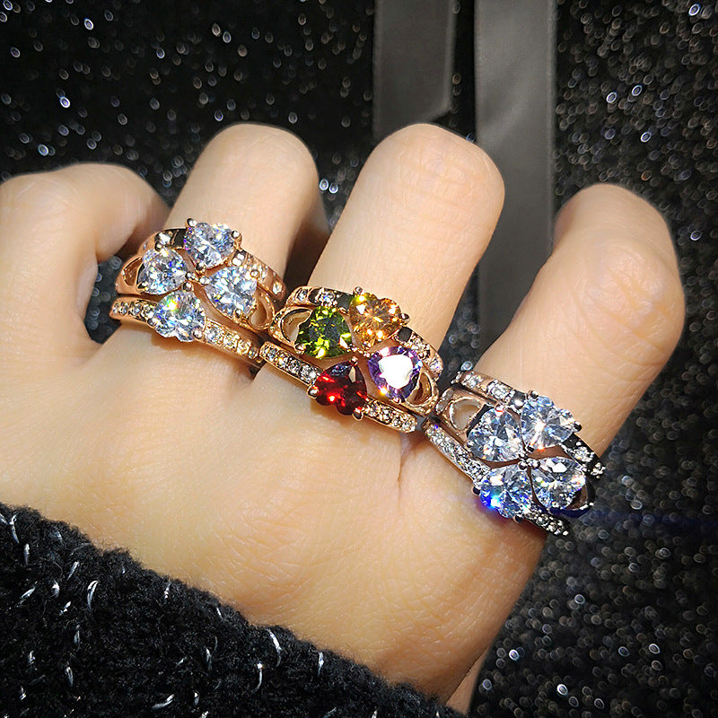 Minimalistischer Amethyst-Damenring – Bild 4 | LuxeStyle