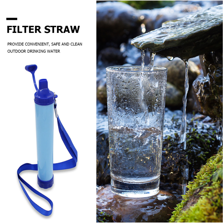 Wasserfilter-Strohhalm