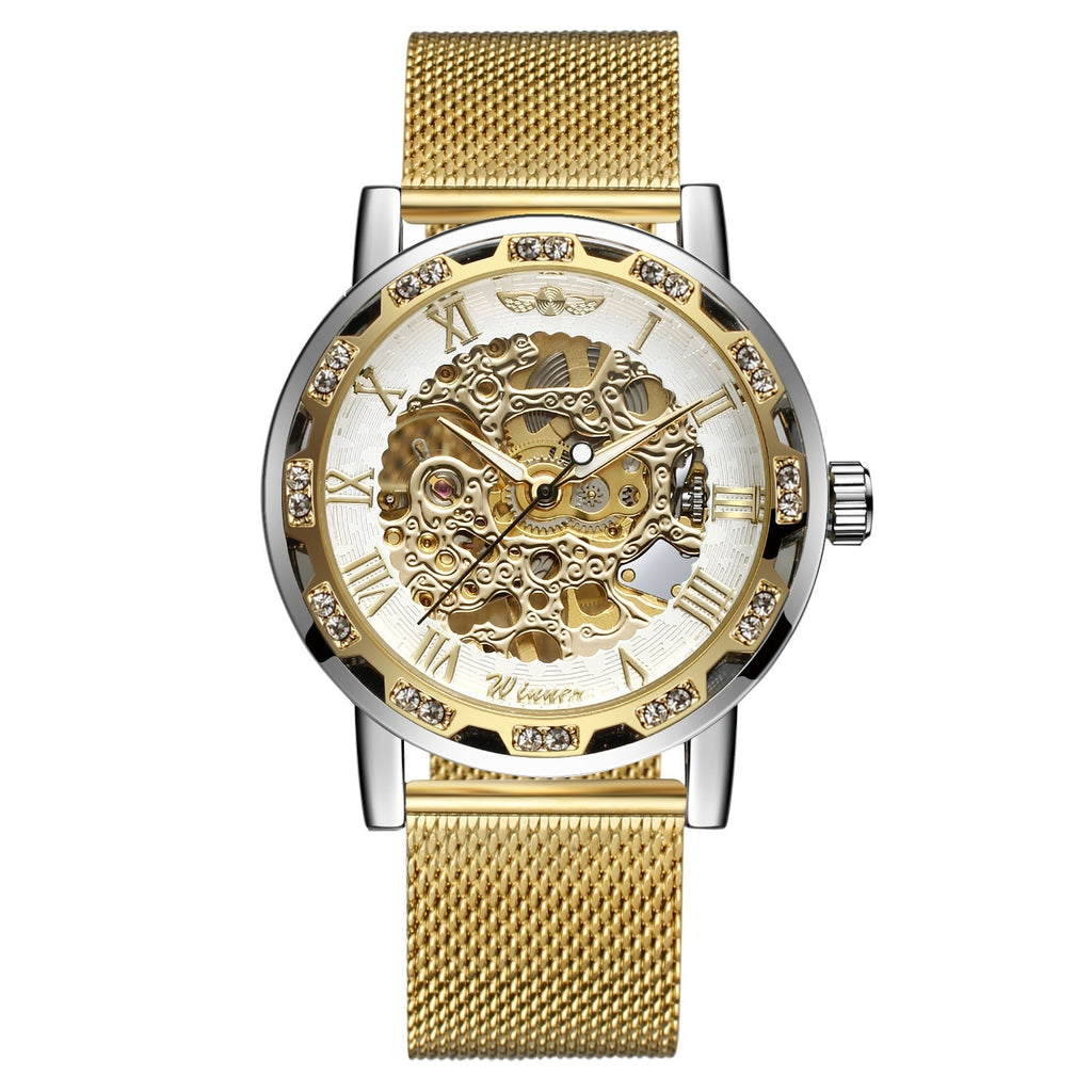 Herren-Mechanik-Armbanduhr