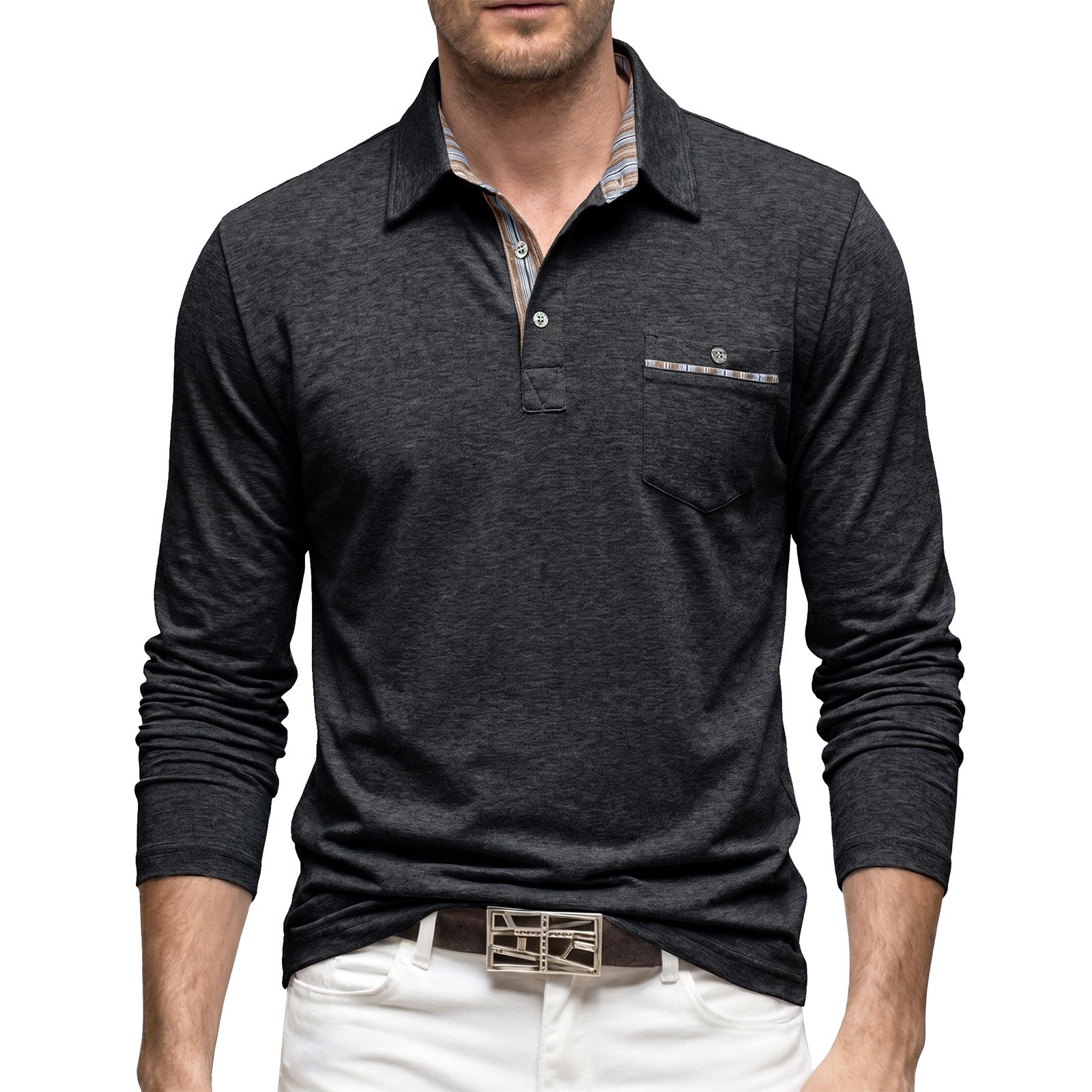 Polo-Shirt mit Tasche