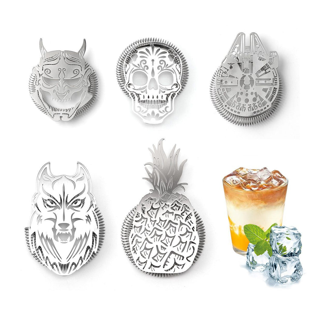 Edelstahl-Eis-Sieb für Cocktails | LuxeStyle