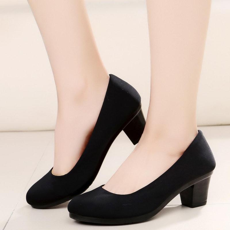 Stoffschuhe Damen – Schwarz, Atmungsaktiv – Bild 6 | LuxeStyle
