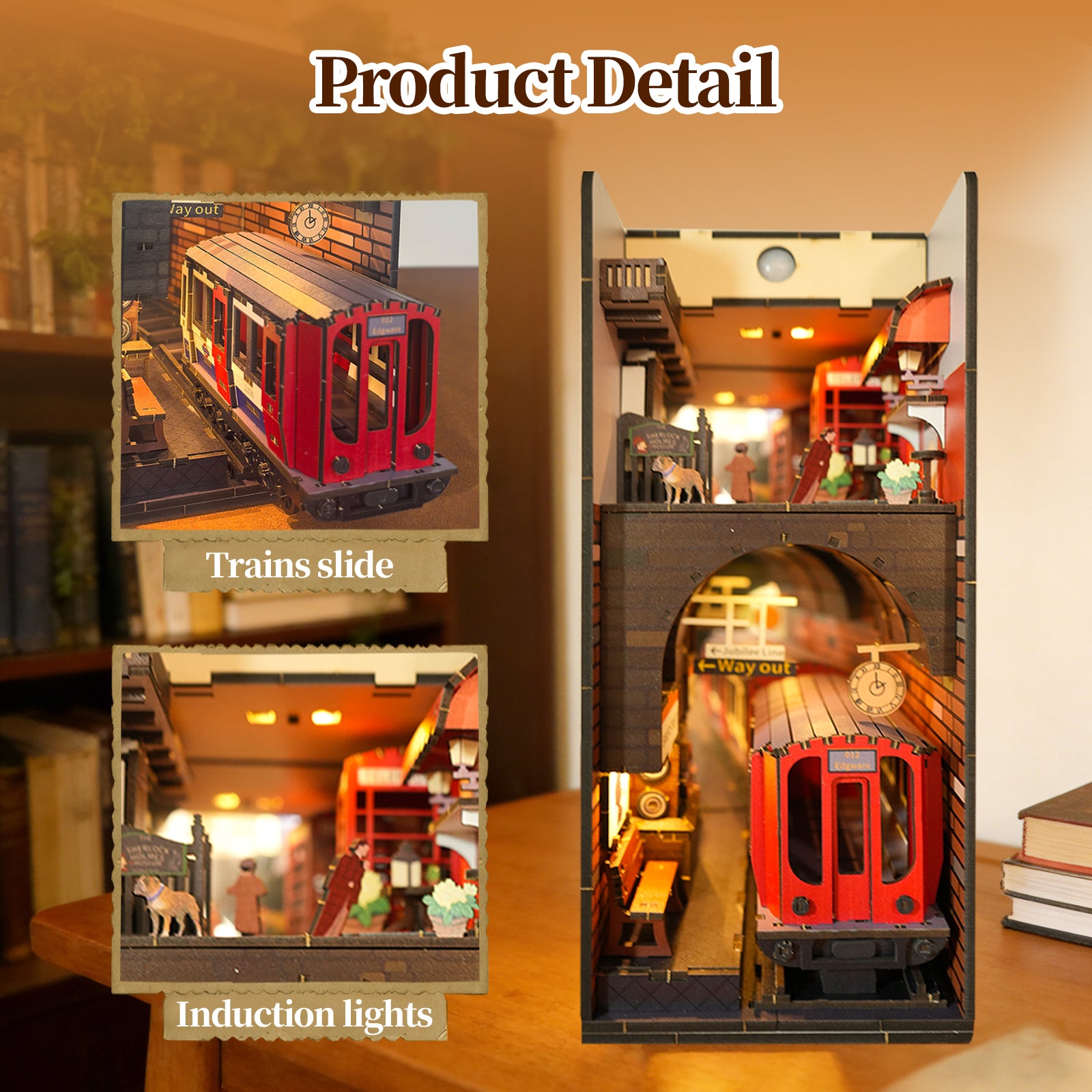 3D Holzpuzzle "Baker Street" mit Beleuchtung