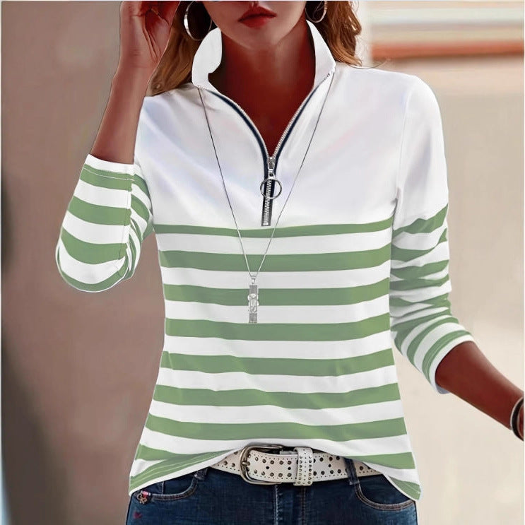 Gestreiftes Langarmshirt für vielseitige Looks