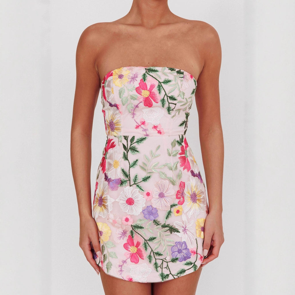 Strapless Sommerkleid – Bild 3 | LuxeStyle