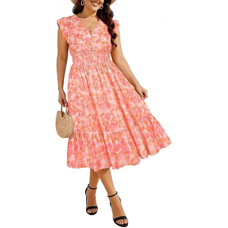 Chic Boho Blumenkleid
