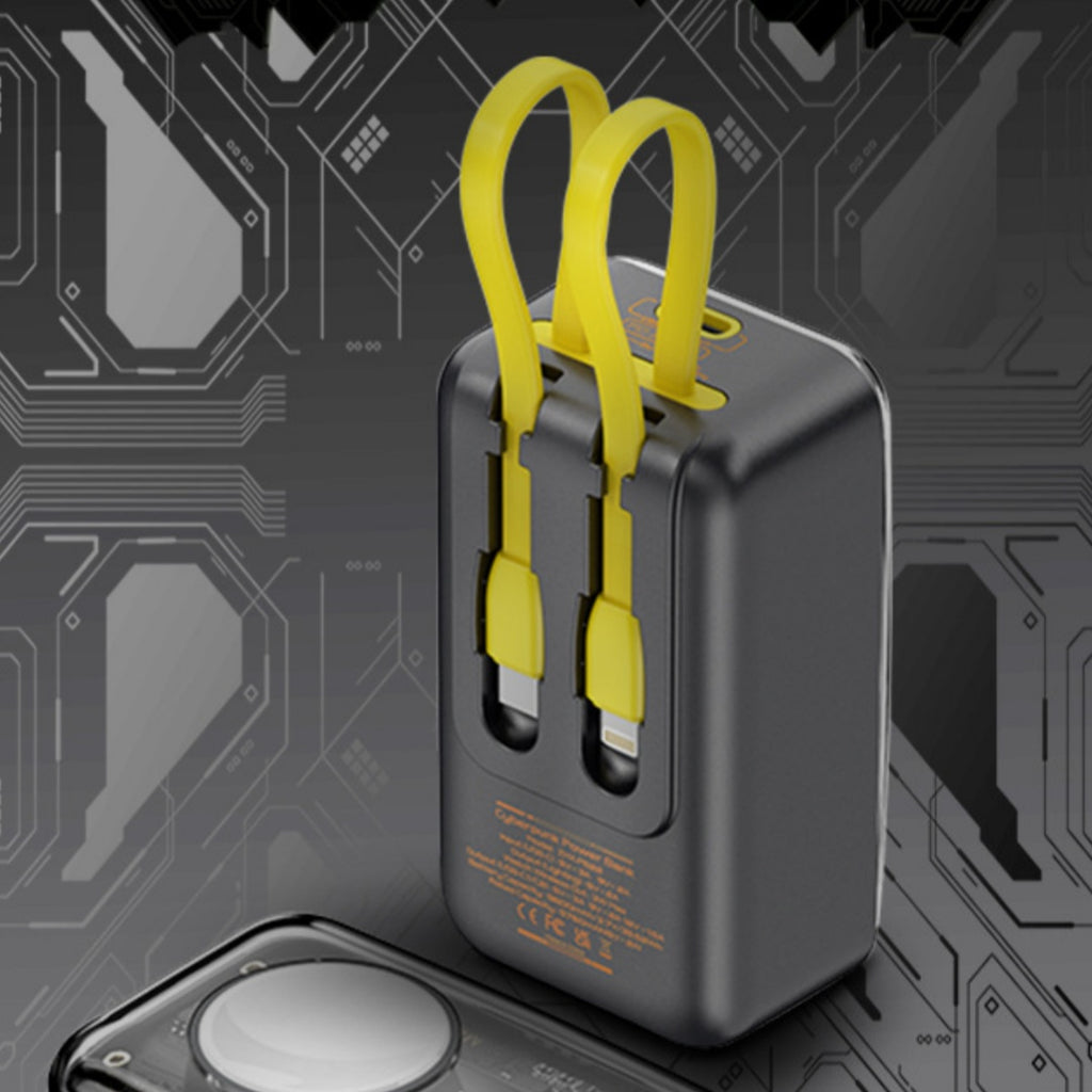 Transparente magnetische Powerbank