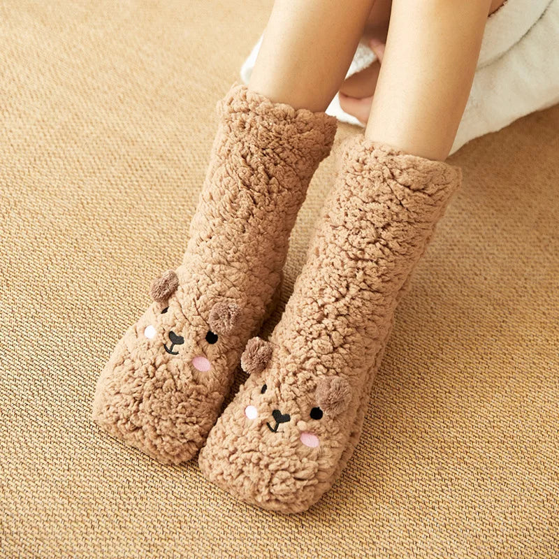 Kuschelige Bären-Socken für Damen