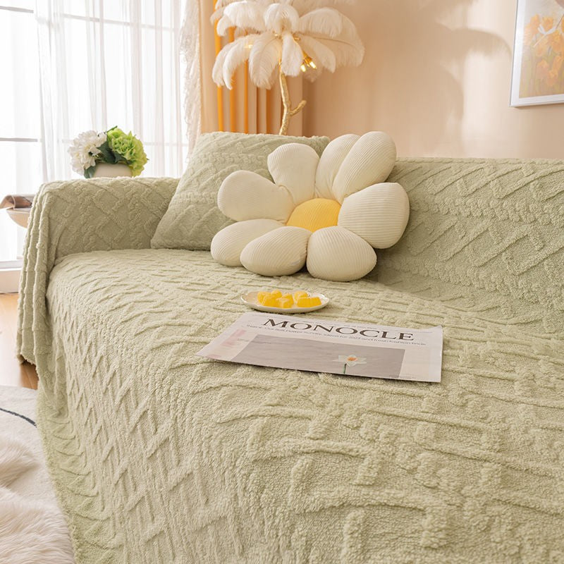 Winter Plüsch Sofaüberwurf – Bild 4 | LuxeStyle