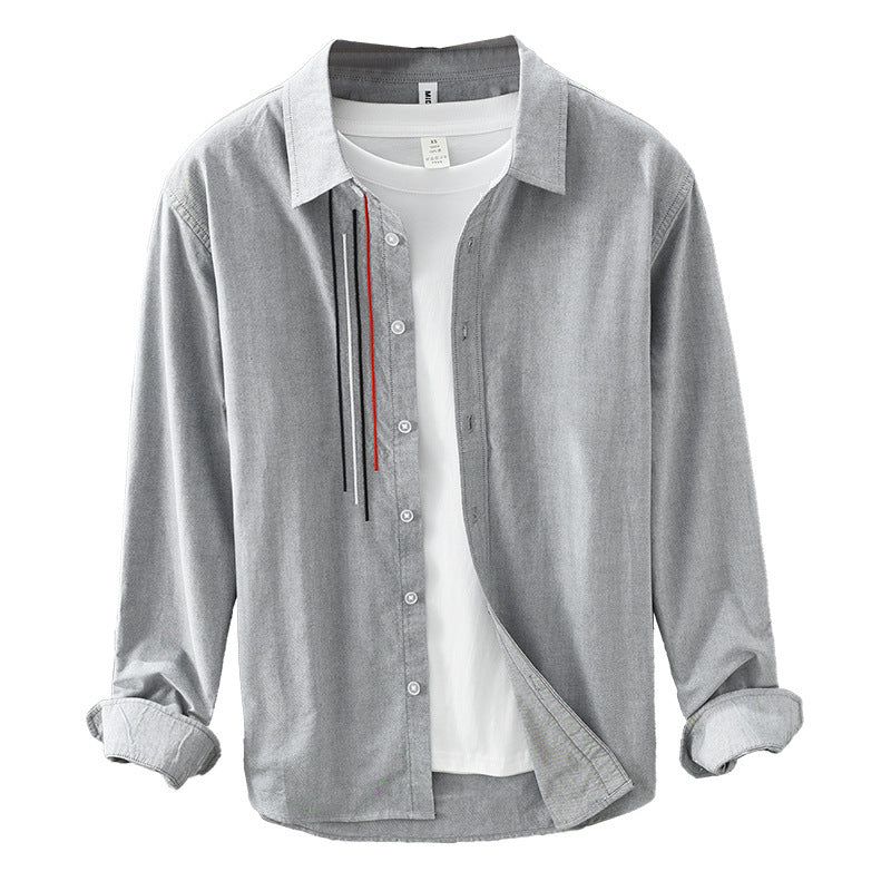 Baumwoll Langarm Hemdjacke
