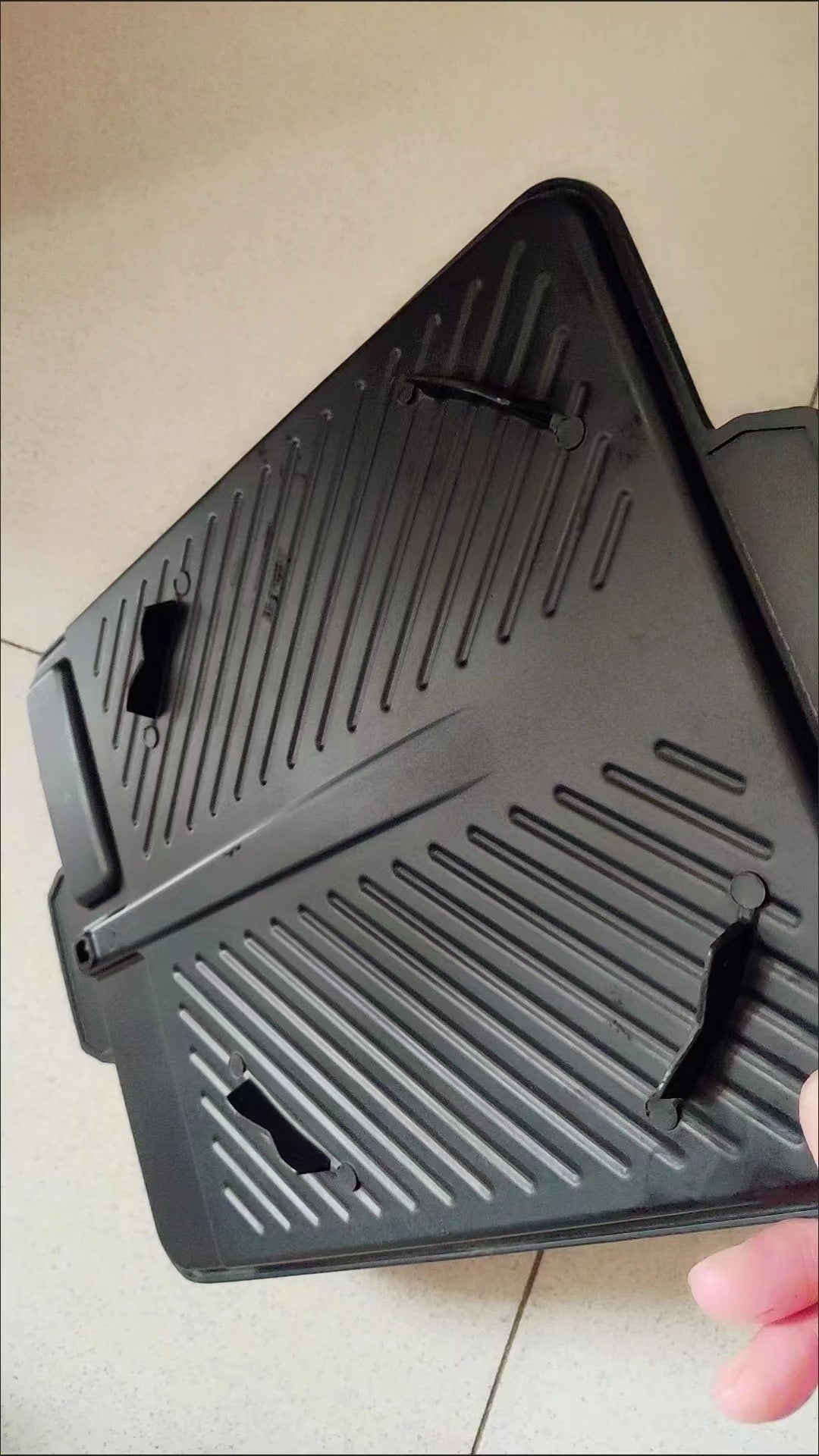 Quadratische Antihaft-Grillpfanne für Draussen