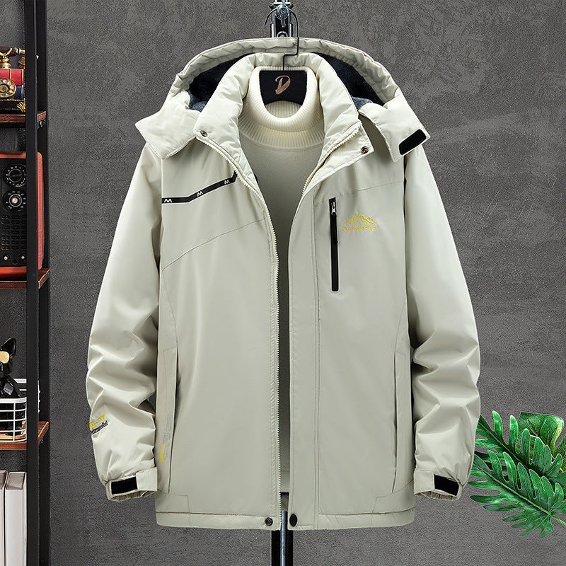 Herren Kapuzen-Windbreaker wasserdicht – Bild 9 | LuxeStyle