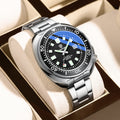 Quarz-Herrenuhr mit Edelstahlarmband – Bild 1 | LuxeStyle