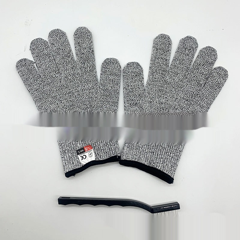 Stainless Steel Chopper Set mit Cut-Resistant Handschuhen – Bild 2 | LuxeStyle