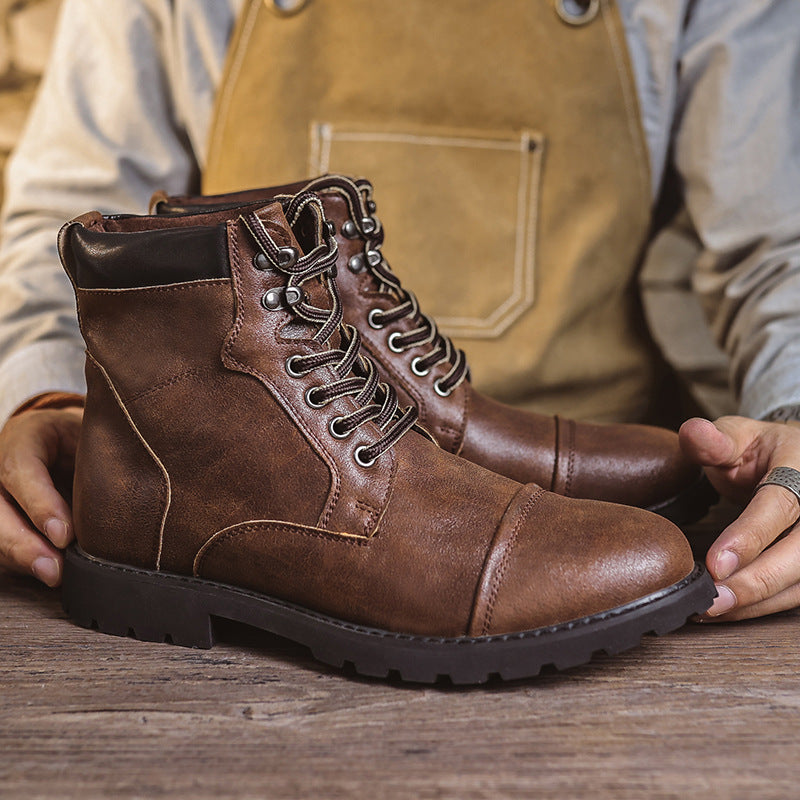 Modische hohe Arbeitsstiefel – Bild 9 | LuxeStyle
