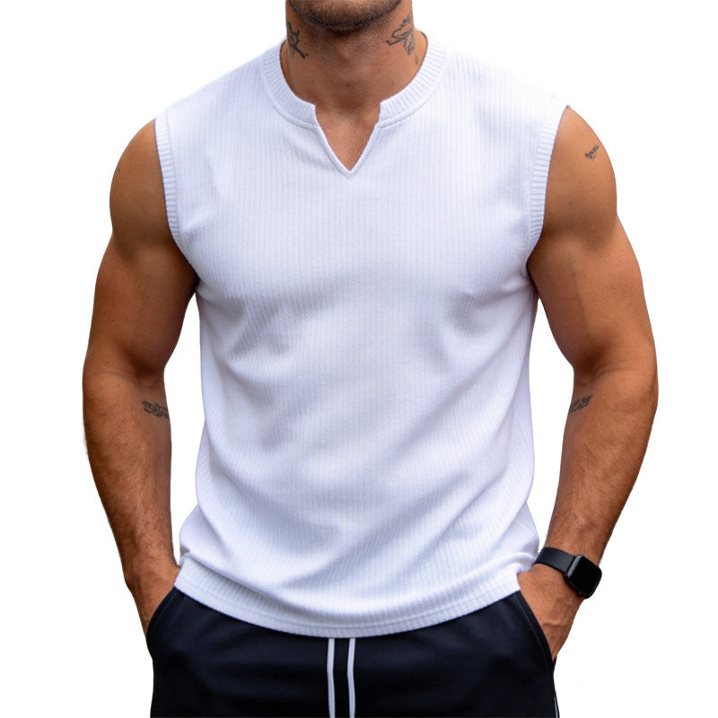 Herren-Strick-Weste Slim Fit
