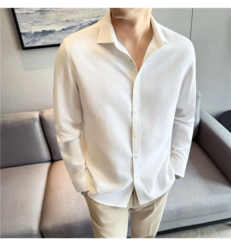 Sommer-Hemd aus Lyocell-Linen-Cotton-Blend