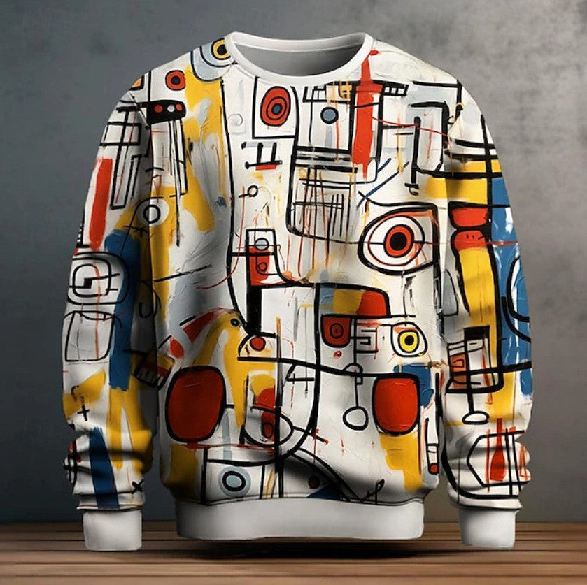 Graffiti Pullover Hoodie für Herren | LuxeStyle