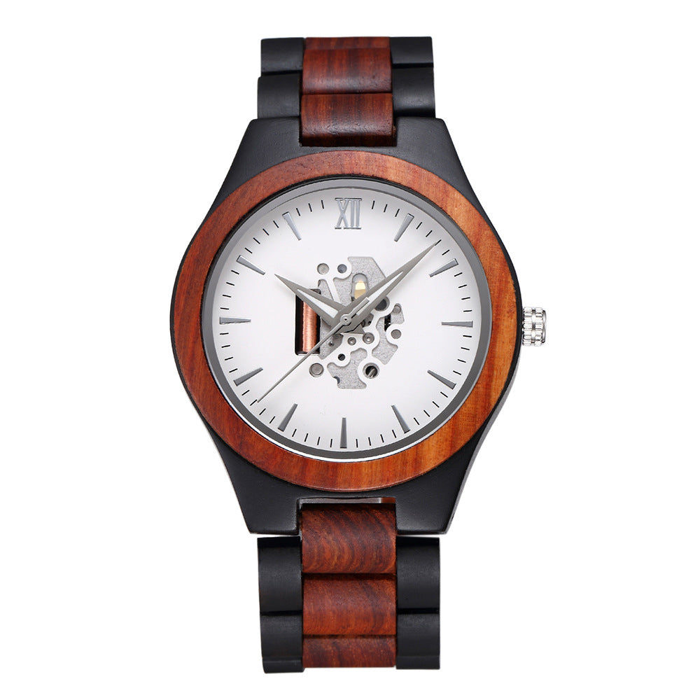 Skelett-Uhr aus Holz für Männer – Bild 9 | LuxeStyle