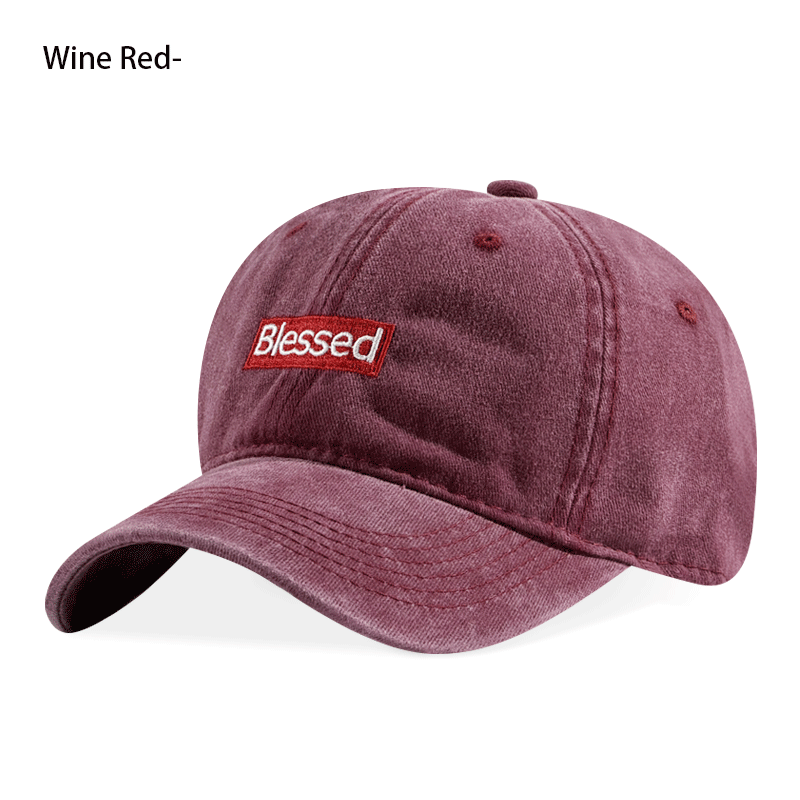 Vintage-Cap «Blessed» – Washed, bestickt (Unisex)