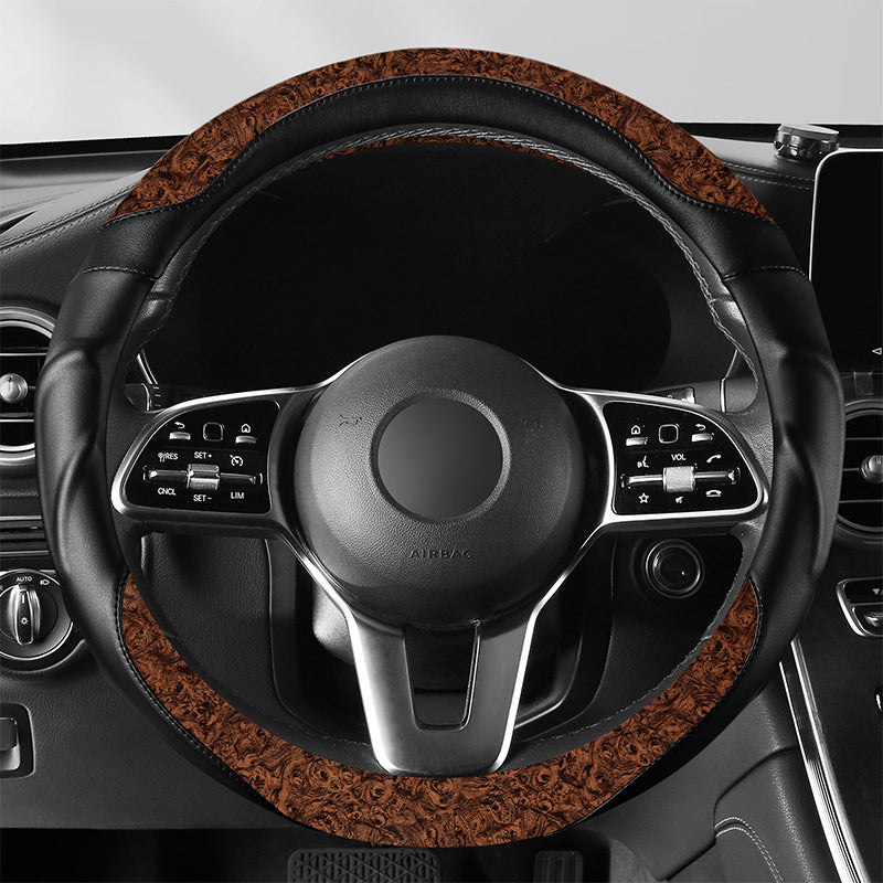 Lenkradbezug Business-Stil Walnussmaserung