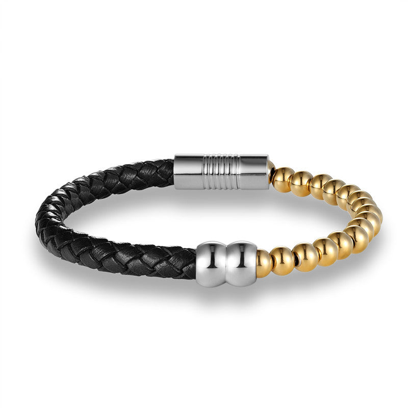 Naturstein-Armband mit Lederband – Bild 16 | LuxeStyle