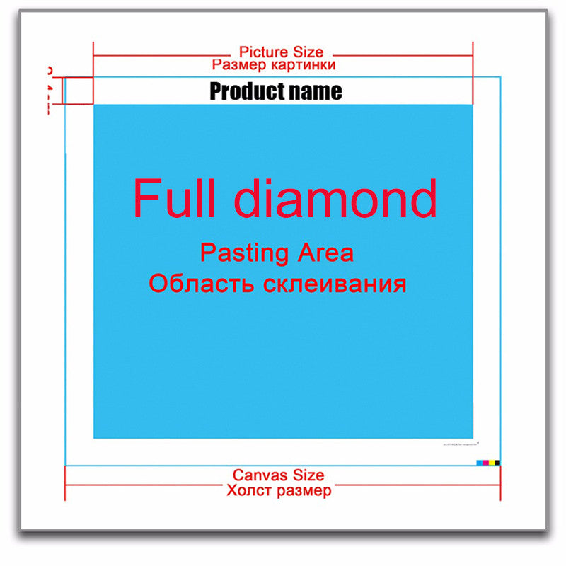 DIY Diamond Painting Set – Quadratische Steine