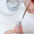 Metallic-Klebergel für French Nails (Gold & Silber) – Bild 1 | LuxeStyle