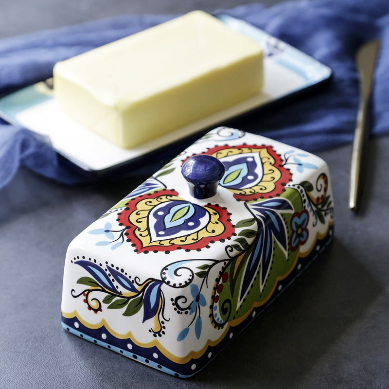 Keramik-Butterdose mit Deckel | LuxeStyle