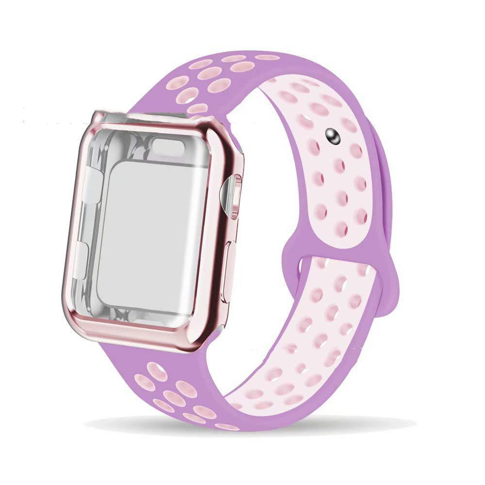 Atmungsaktives Silikon-Uhrenarmband für iWatch | LuxeStyle