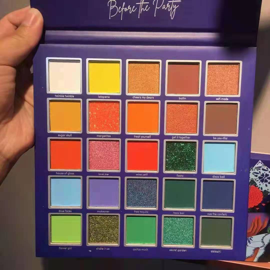 25 Farben Lidschatten-Palette «Red Girl» – Bild 2 | LuxeStyle