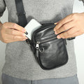 Männer Brusttasche aus Leder | LuxeStyle