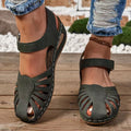 Keilabsatz-Sandalen mit Klettverschluss – Bild 1 | LuxeStyle