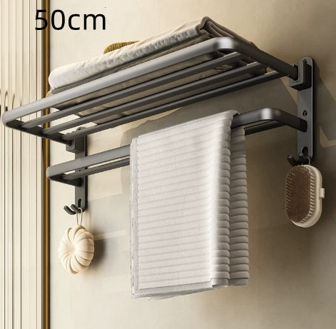 Wandmontiertes Badregal aus Aluminium