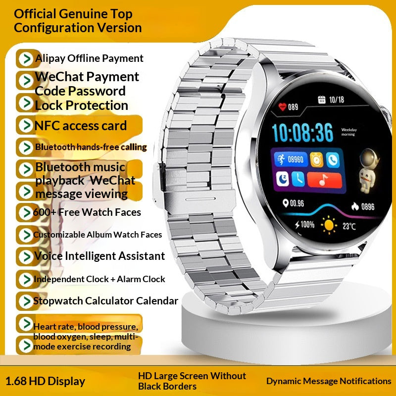 Smartwatch mit Bluetooth-Anrufen und Zugangskontrolle | LuxeStyle