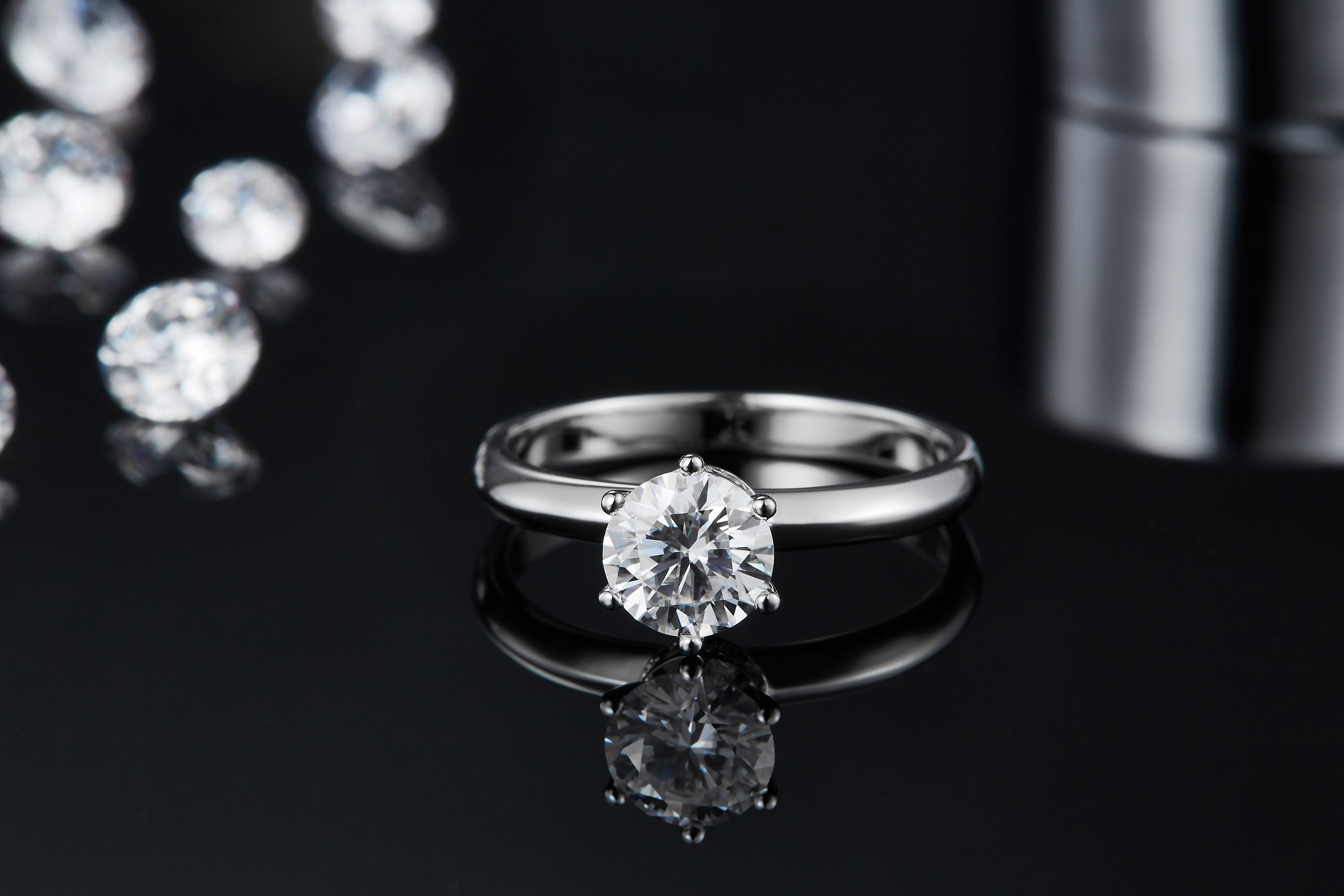 Moissanite Verlobungsring