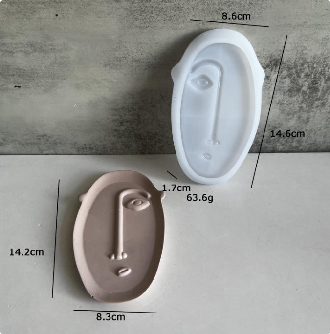 Silikonform für Nudel-Gesichtsteller – Bild 1 | LuxeStyle